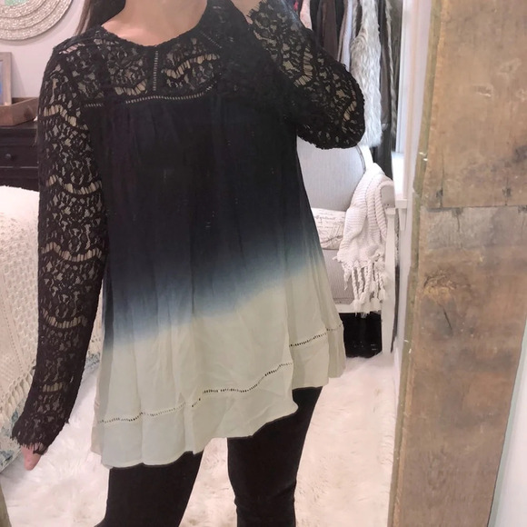 Umgee size small boho ombré tunic top - Picture 2 of 6